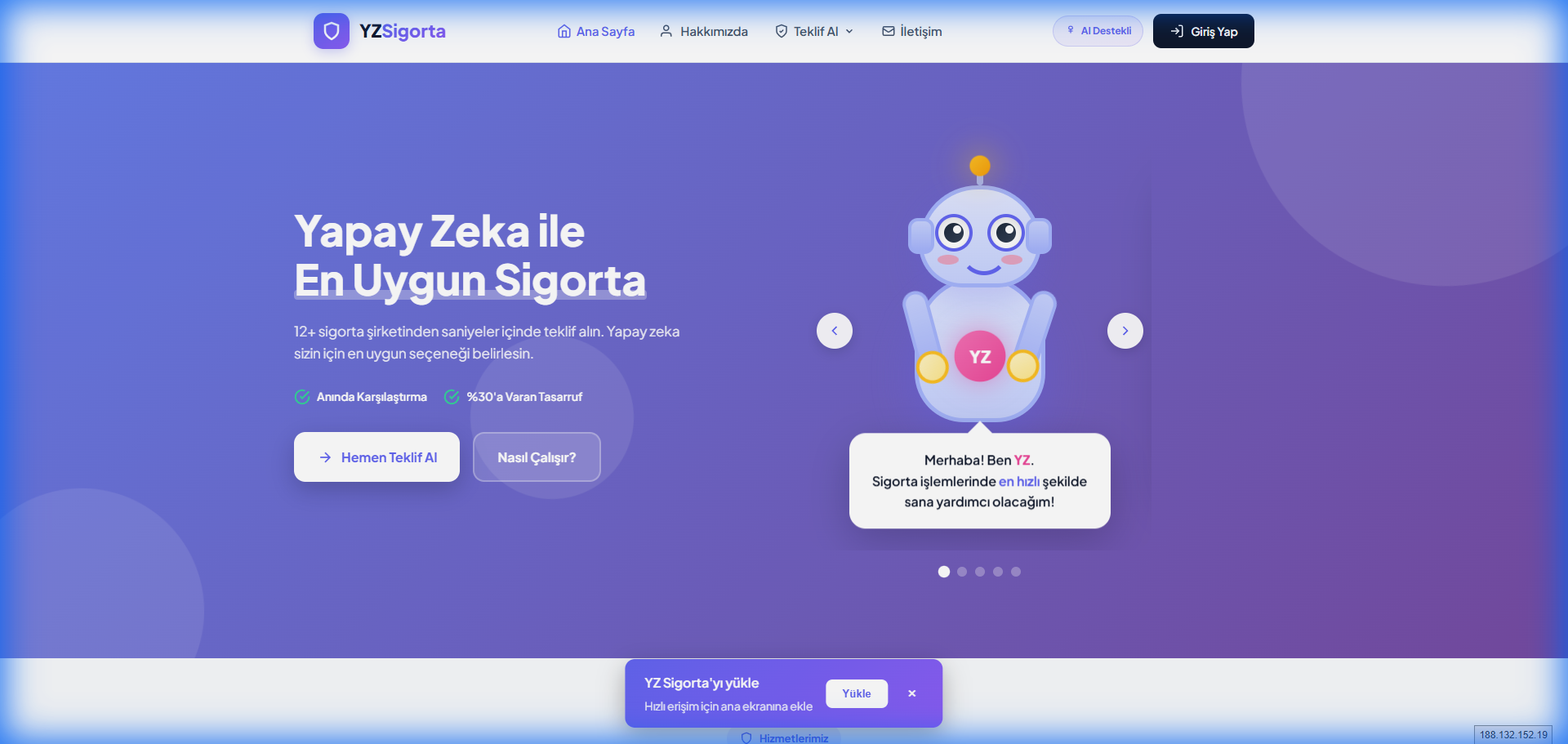 Yapay Zeka Sigorta Analizi